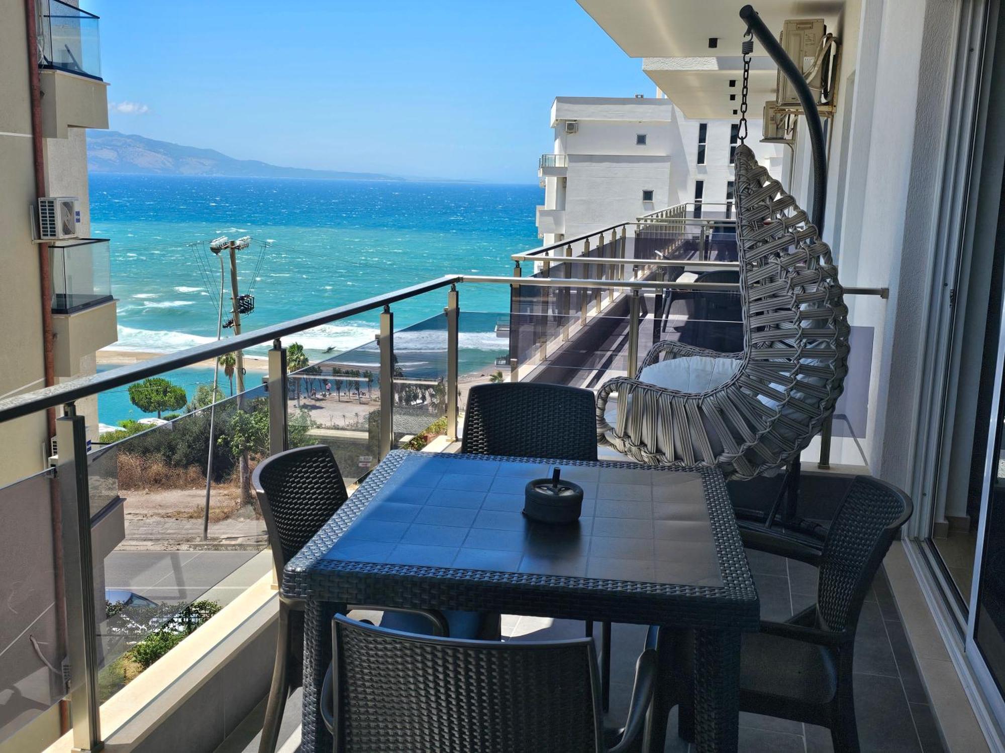 Jusal Sea View Apartment Saranda Zewnętrze zdjęcie